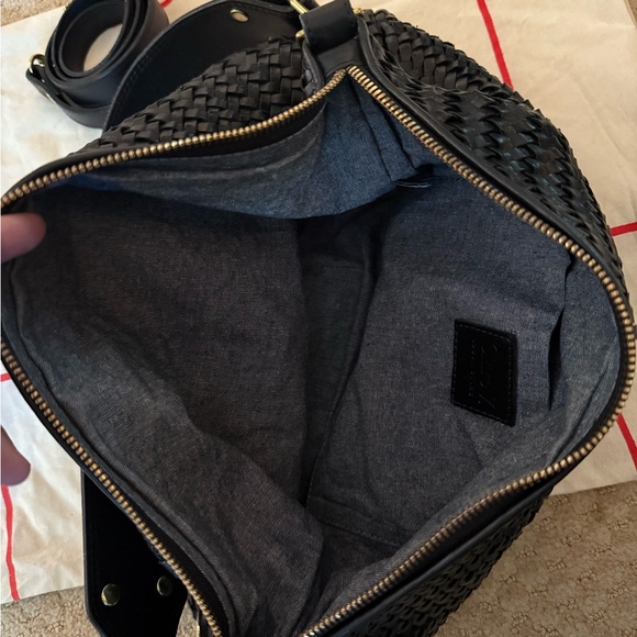 Clare V Black Moyen Woven Crossbody Bag - Picture 3 of 3